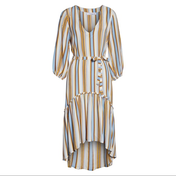NEW FAITFULLTHE BRAND Matilda Stripe Peasant Dress - Picture 4 of 7